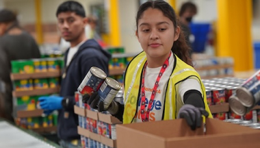 College Corps volunteer