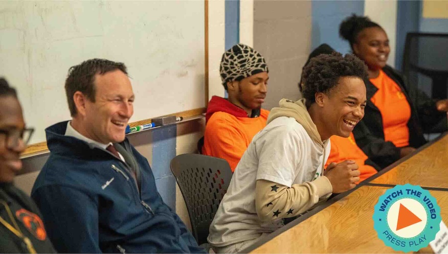 GO-Serve Director Josh Fryday joins California Service Corps members, community leaders and partners